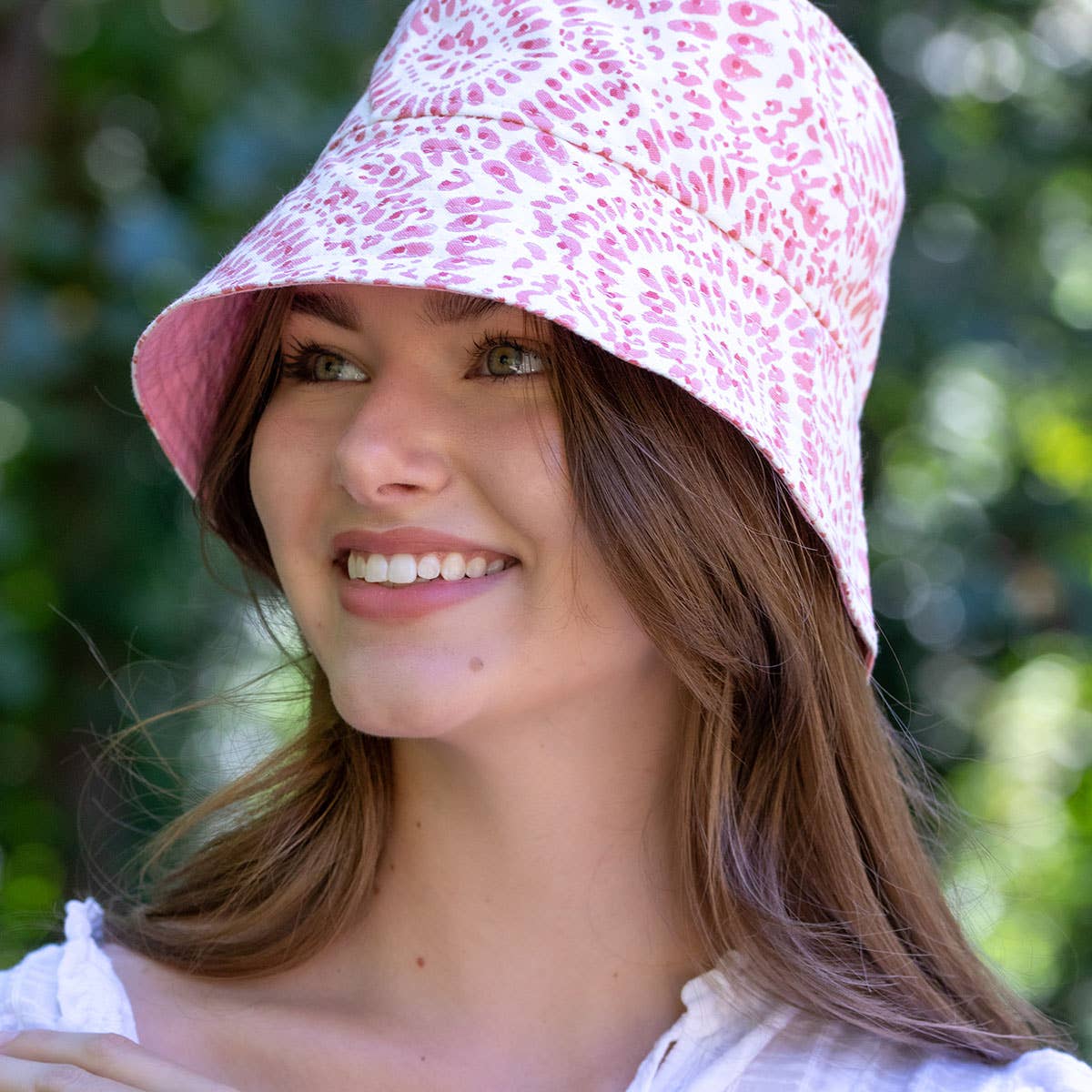 Pink Paradise Reversible Bucket Hat