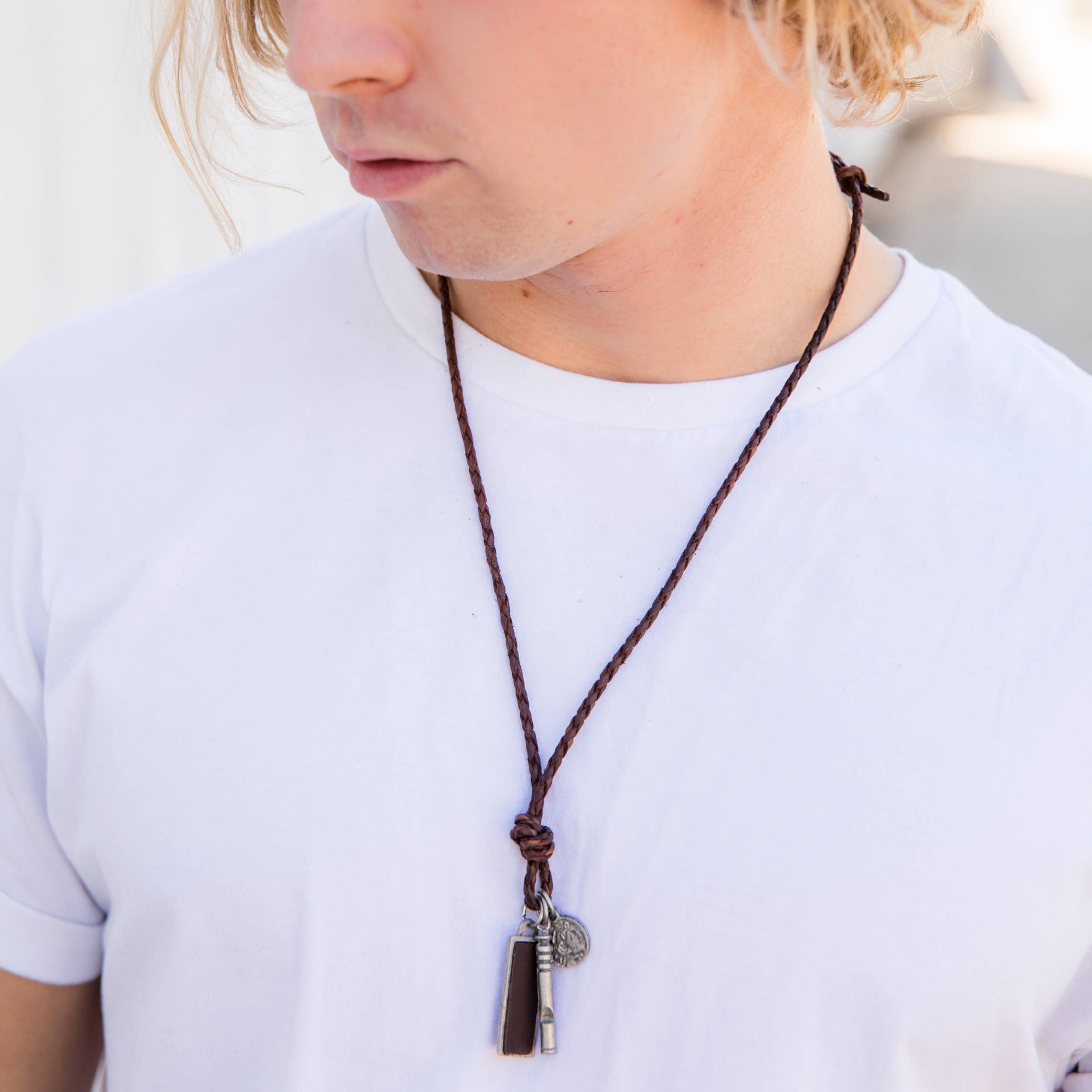 Aadi Men's Collection 16 Assorted Necklaces with Display