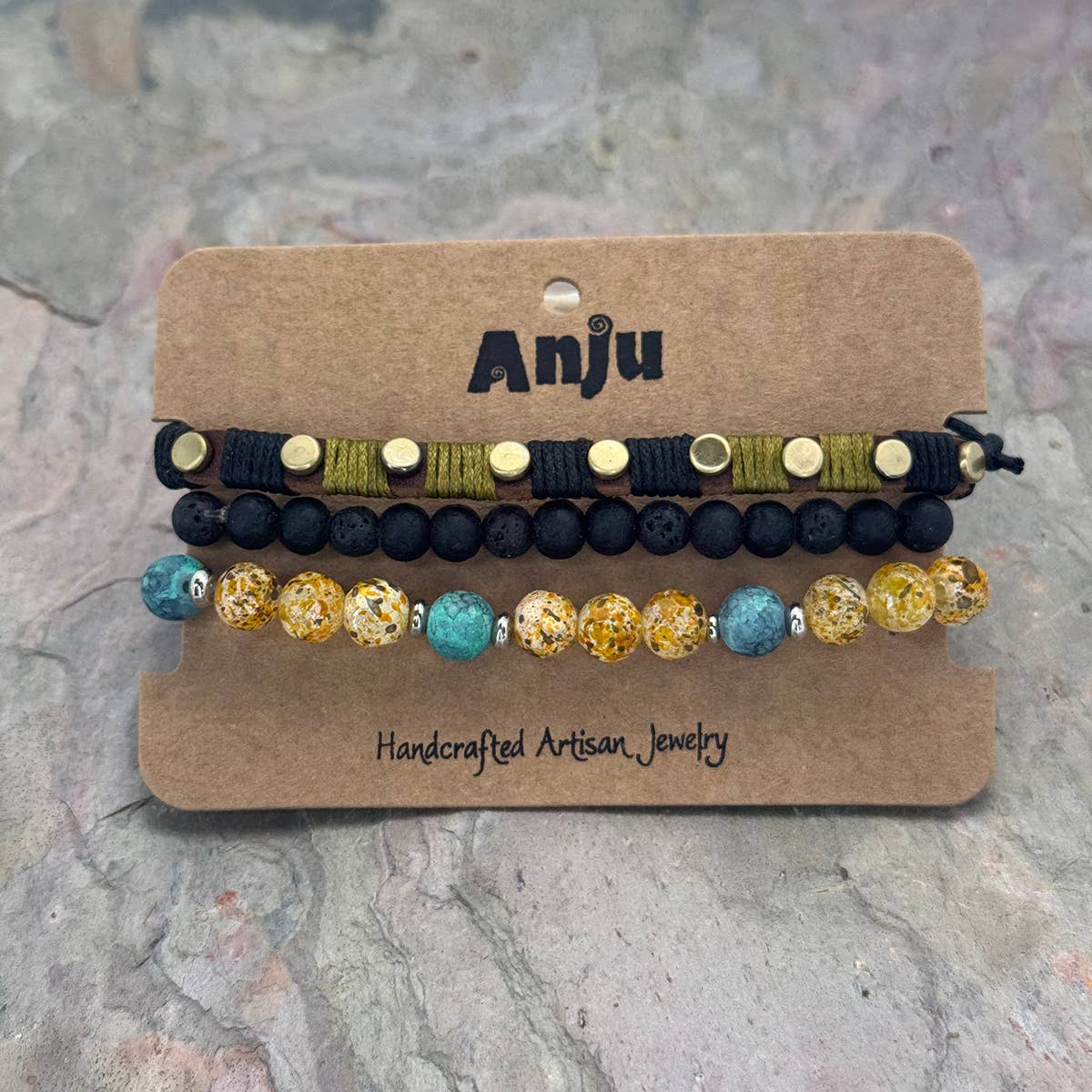 Aadi Vibrant Edge Bracelet Trio Set