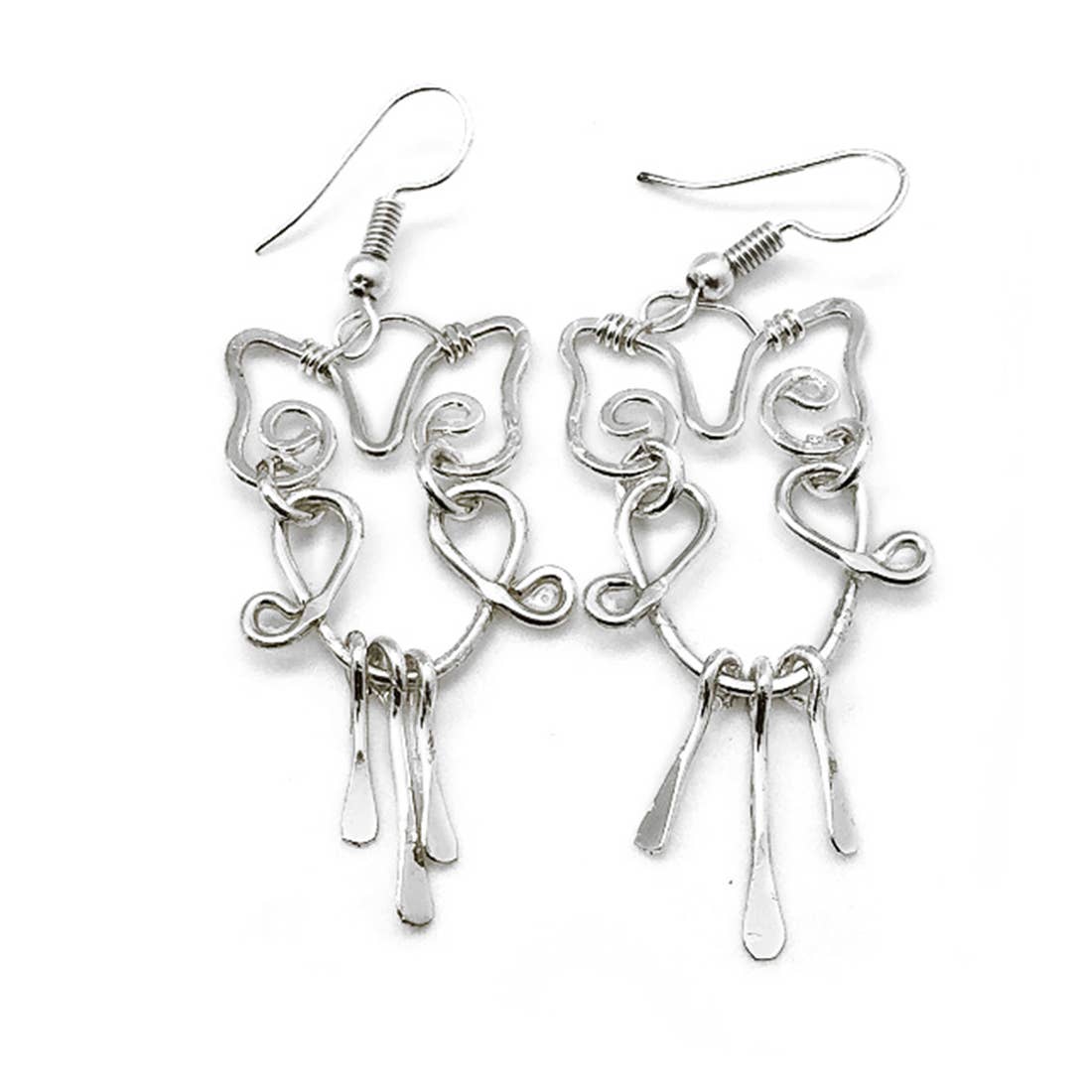 Silver Plated Earrings - Smaller Size Owl