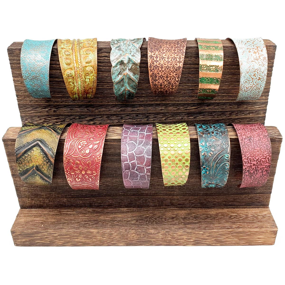 New 2022 Copper Patina 12 Bracelets Without Display