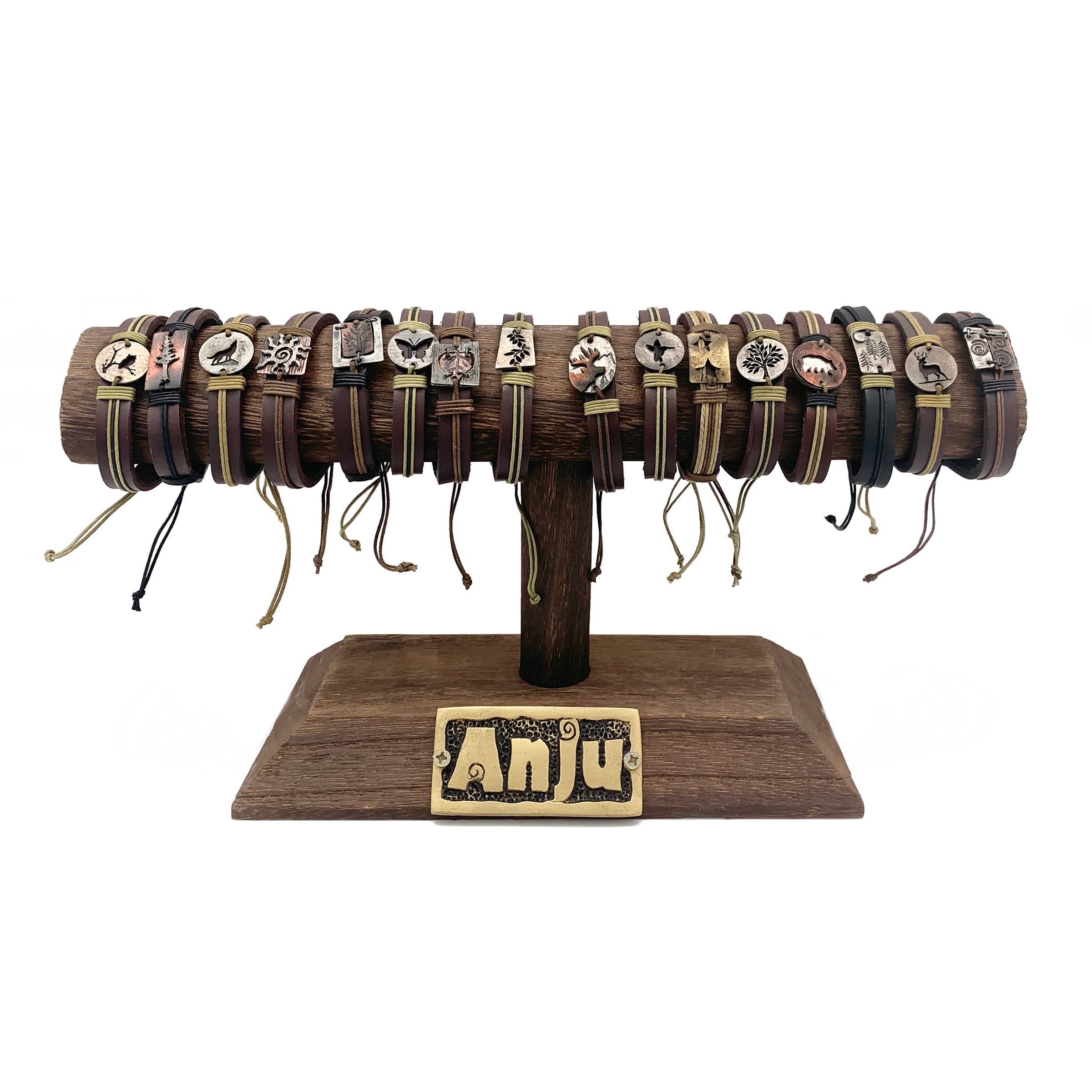 Short T-Bar Wooden Display