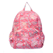 Peony Bloom Large Backpack - Block Printed Organic Cotton