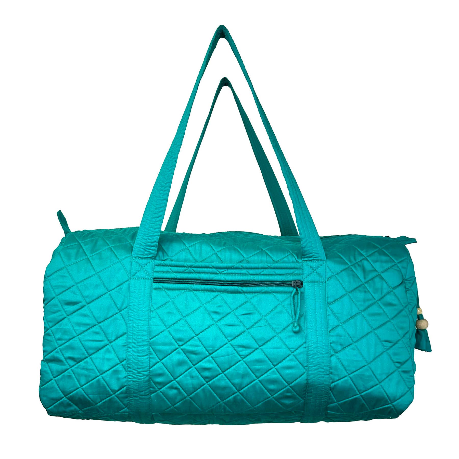 Aviva Collection - Quilted Solid Cotton Duffle Bag
