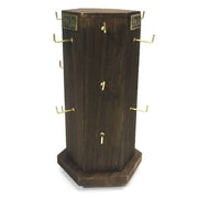 Six Sided Wooden Spinner - Alternating 2 and 3 Hook Panels