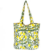 Lemon Grove Block Printed Shopper Tote