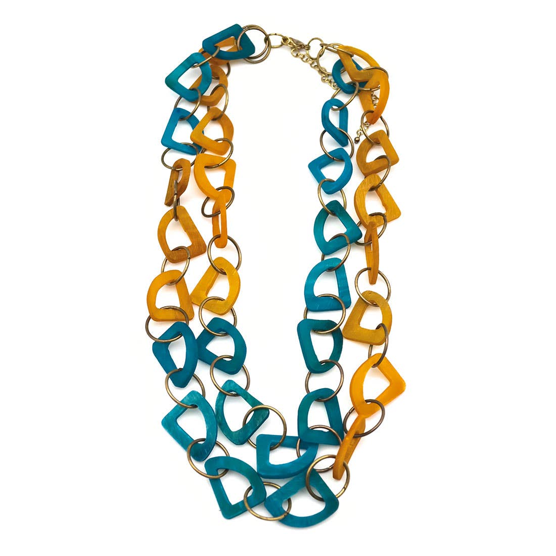 Omala Wildberry Collection - Dual Layer Abstract Necklace