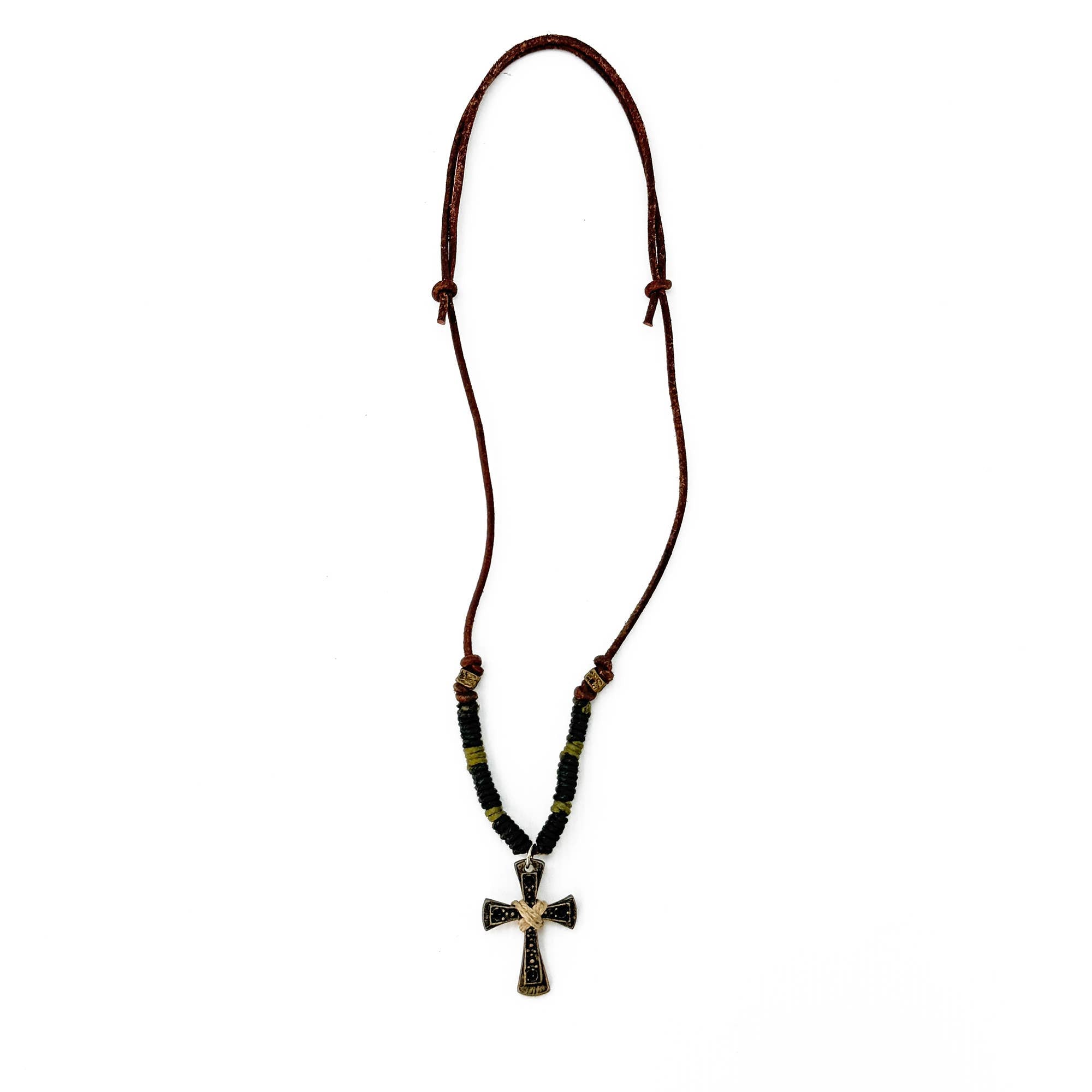 Aadi Rope Cross Necklace