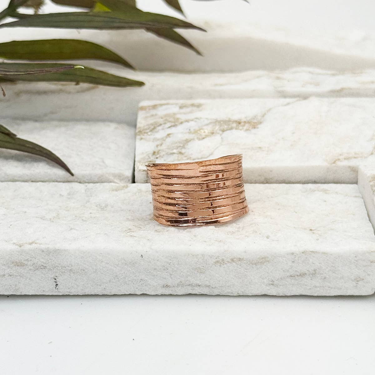 Handcrafted Copper Lined Ring