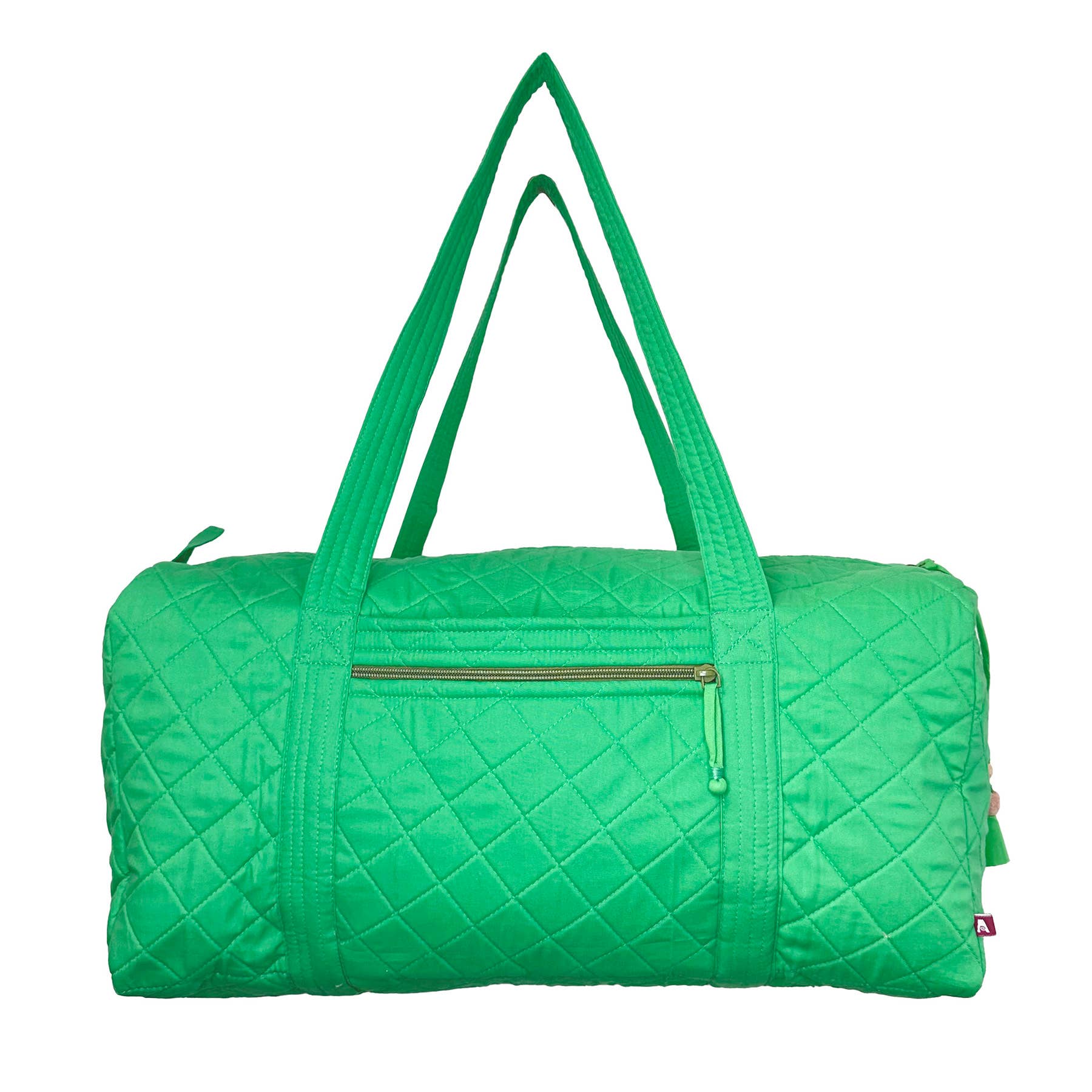 Aviva Collection - Quilted Solid Cotton Duffle Bag