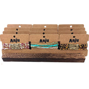 Seed Bead Bracelet Prepack -  12 Bracelets & Display