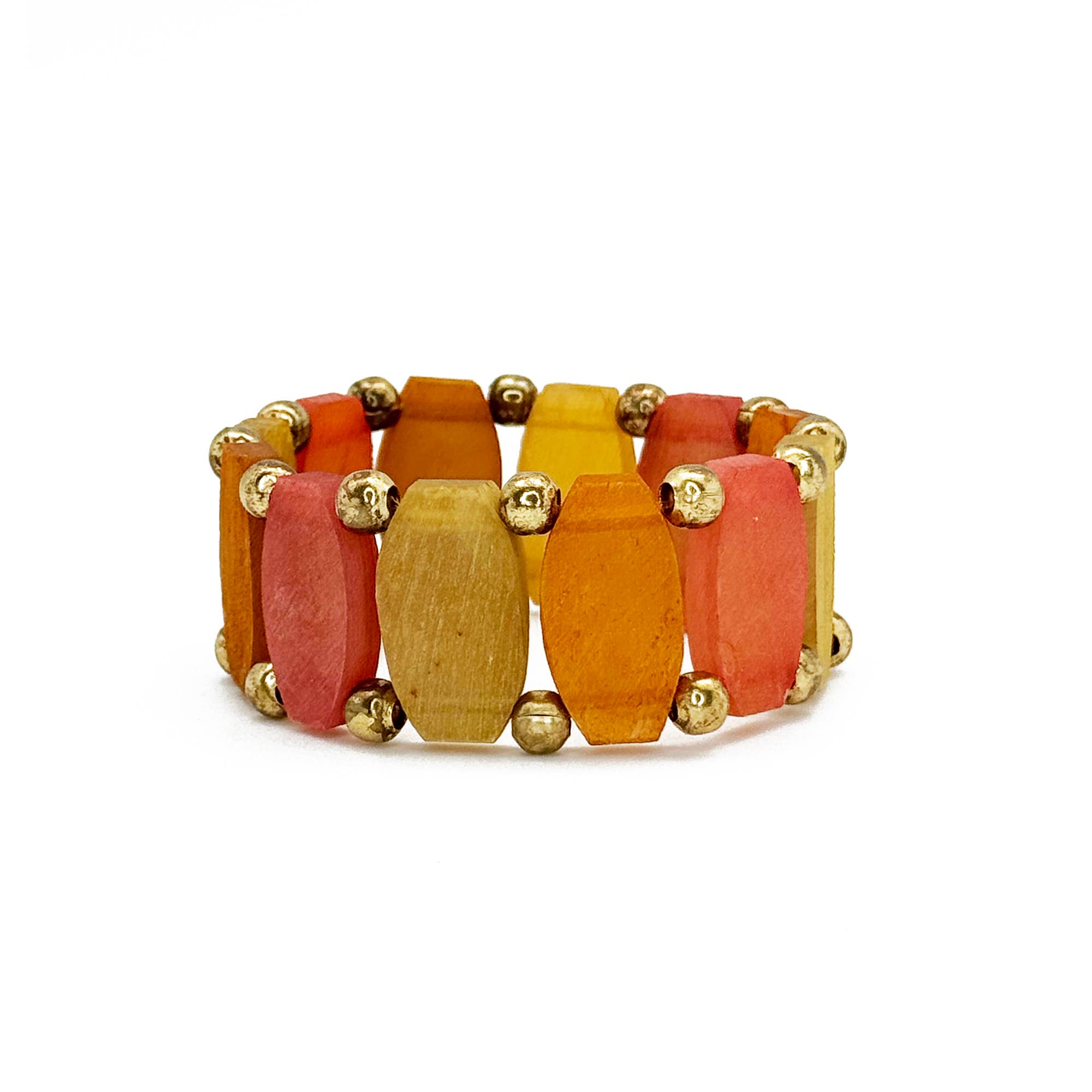 Omala Citrus Sunshine Bracelet - Faceted Mustard