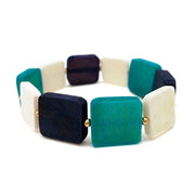 Omala Azure Coast Collection Square Beads Bracelet