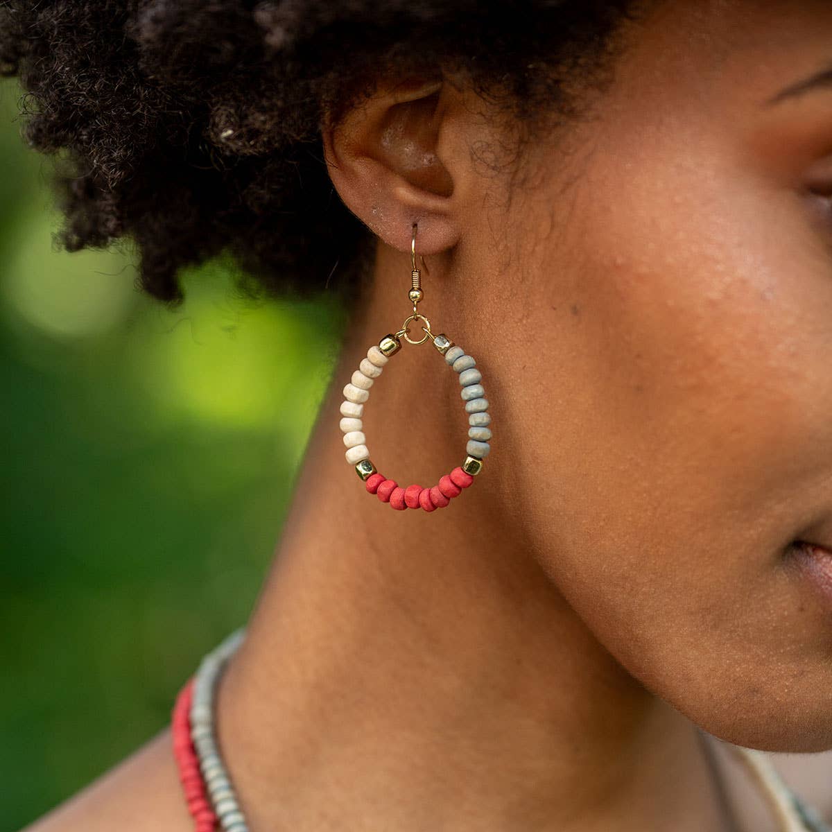 Prismatic Hues Hoop Earrings Pre-Pack - With Display