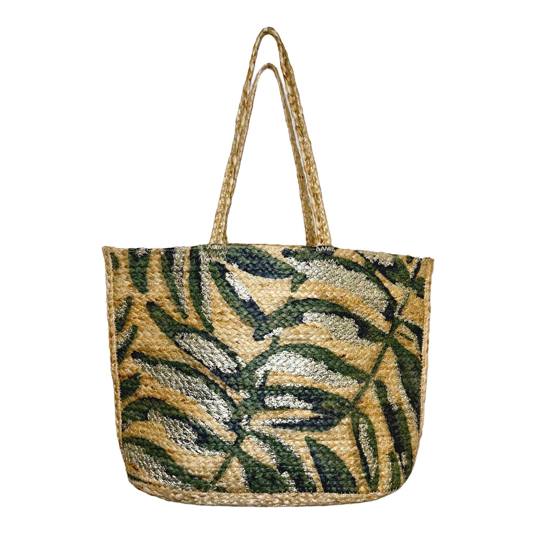 Capri Jute Bag with Tropical Prints