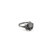 Tanvi Collection Ring - Silver with Labradorite