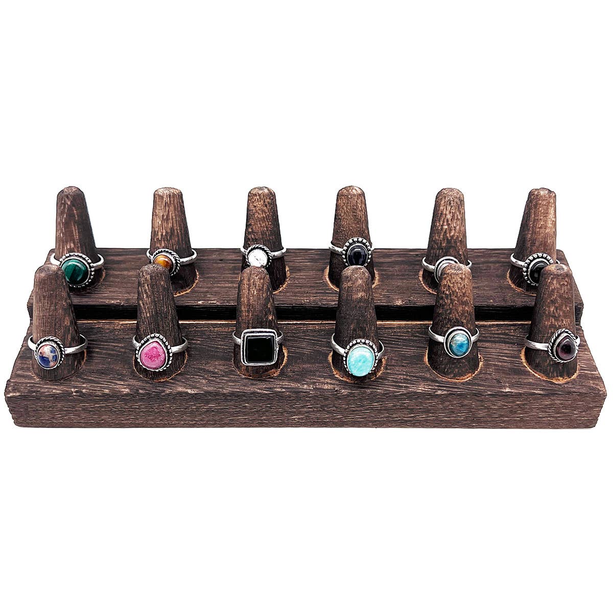 Kashi Semiprecious Small Stone Ring Prepack (with Display)