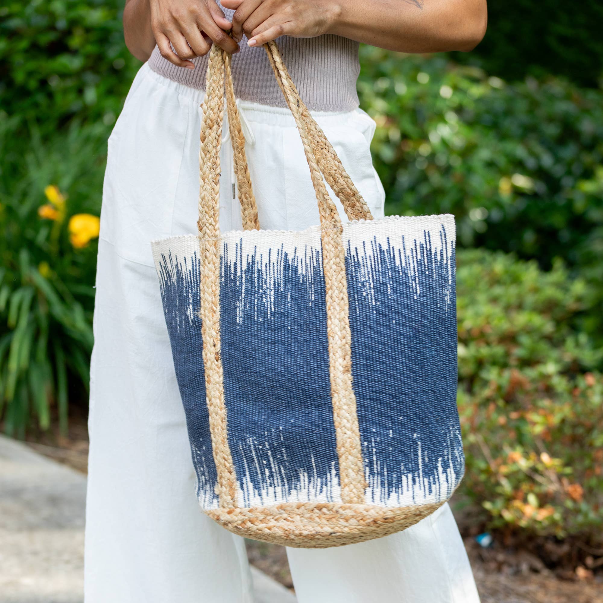 Isla Cotton and Jute Durable Everyday Tote