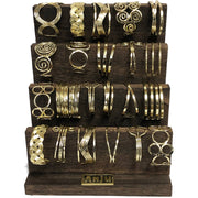 Gold Cuff Bracelet Prepack - 24 Cuffs (no Display)