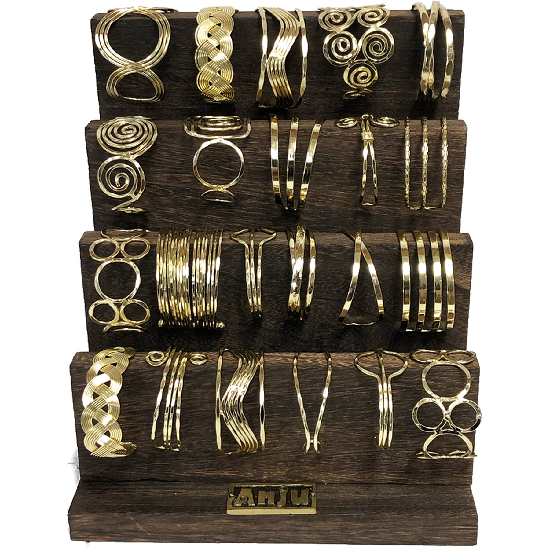 Gold Cuff Bracelet Prepack - 24 Cuffs (no Display)