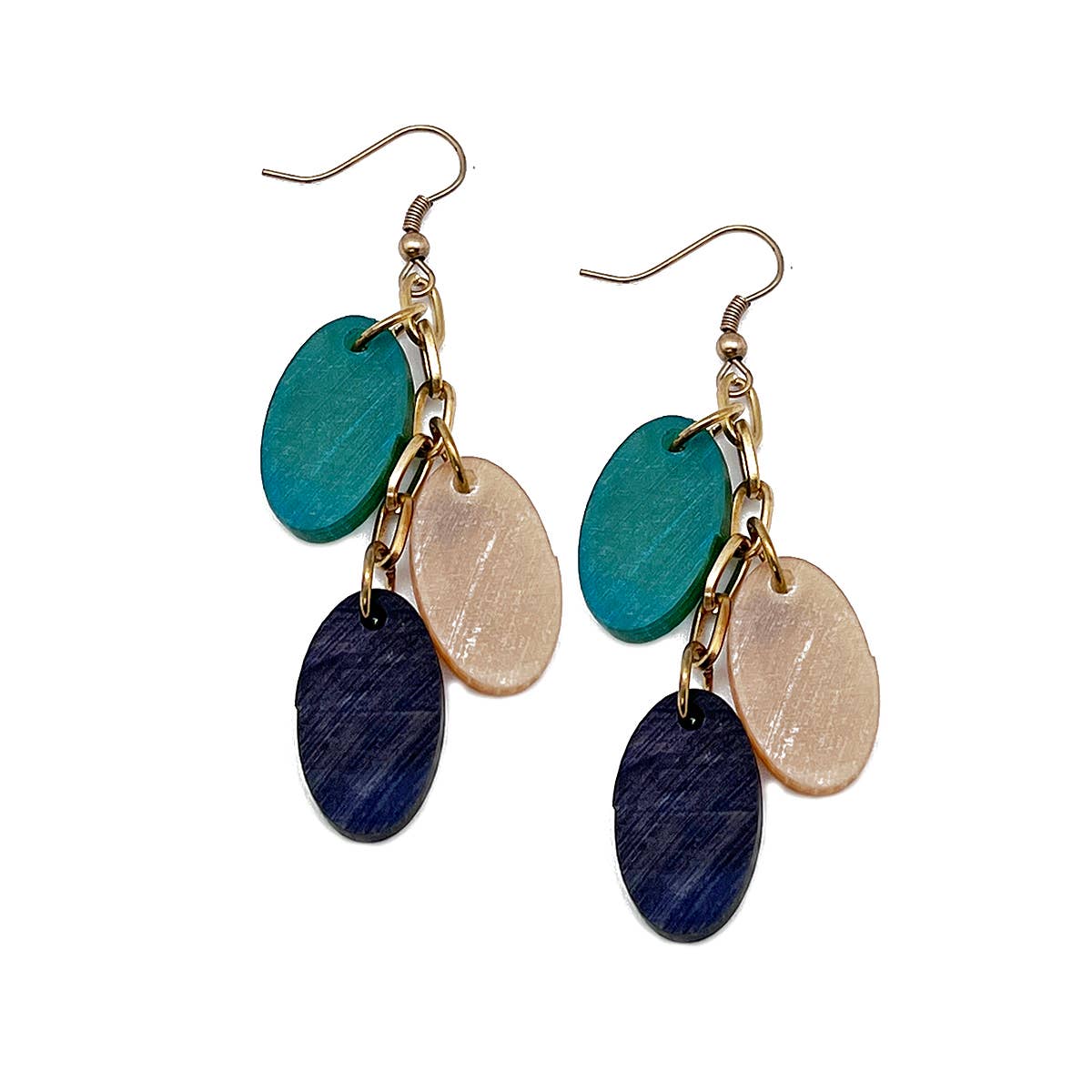 Omala Azure Coast Collection Earrings - Small Ovals