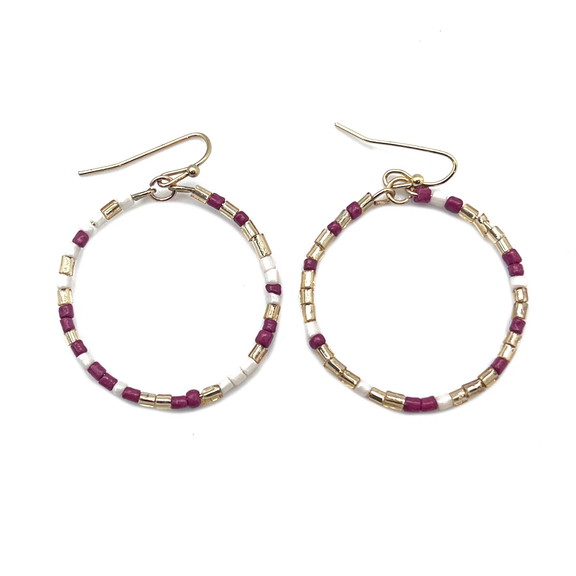 Seed Bead Earring Prepack - 12 Multicolor Earrings & Display