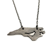 Home State Jewelry - North Carolina with Cardinal Necklace
