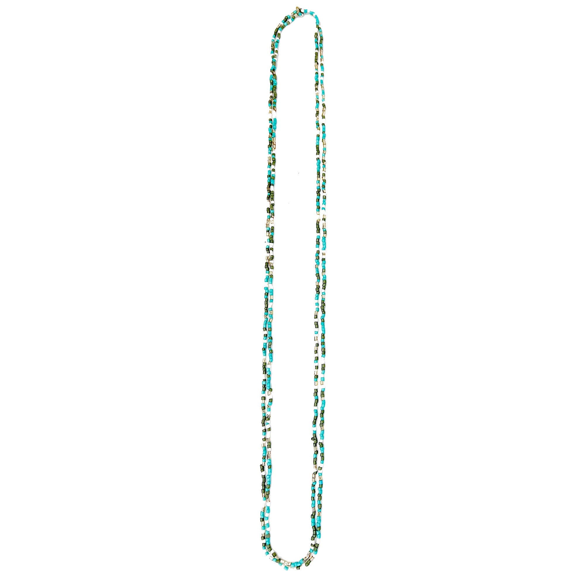 12 Seed Bead Necklace Pre-pack with Display