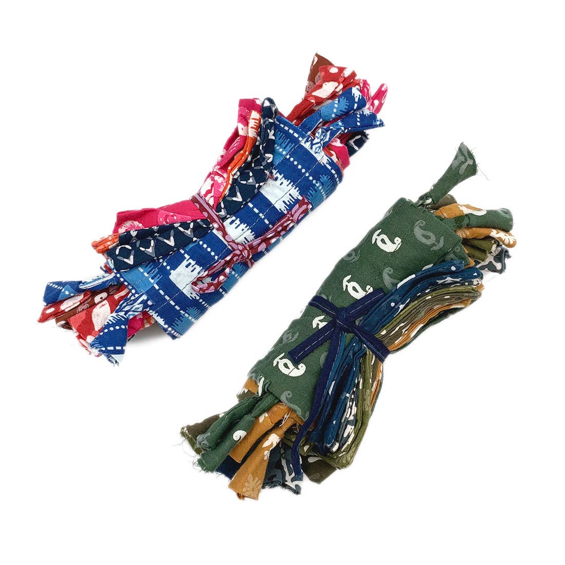 100% Cotton Drawstring Pouches - Set of 12