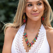 Omala Pleasing Petals Necklace - Small Ovals on Chain