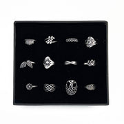 Tanvi Silver Plated Ring Prepack - 12 Count (No Display)