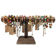 Aasha 16 Beaded Bracelets and Wooden Display Prepack