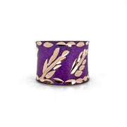 Patina Magenta Vine Ring