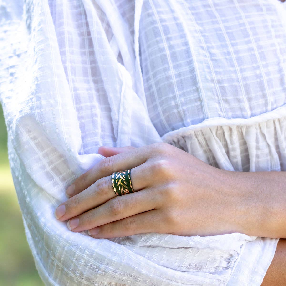 Patina Evergreen Serenity Ring
