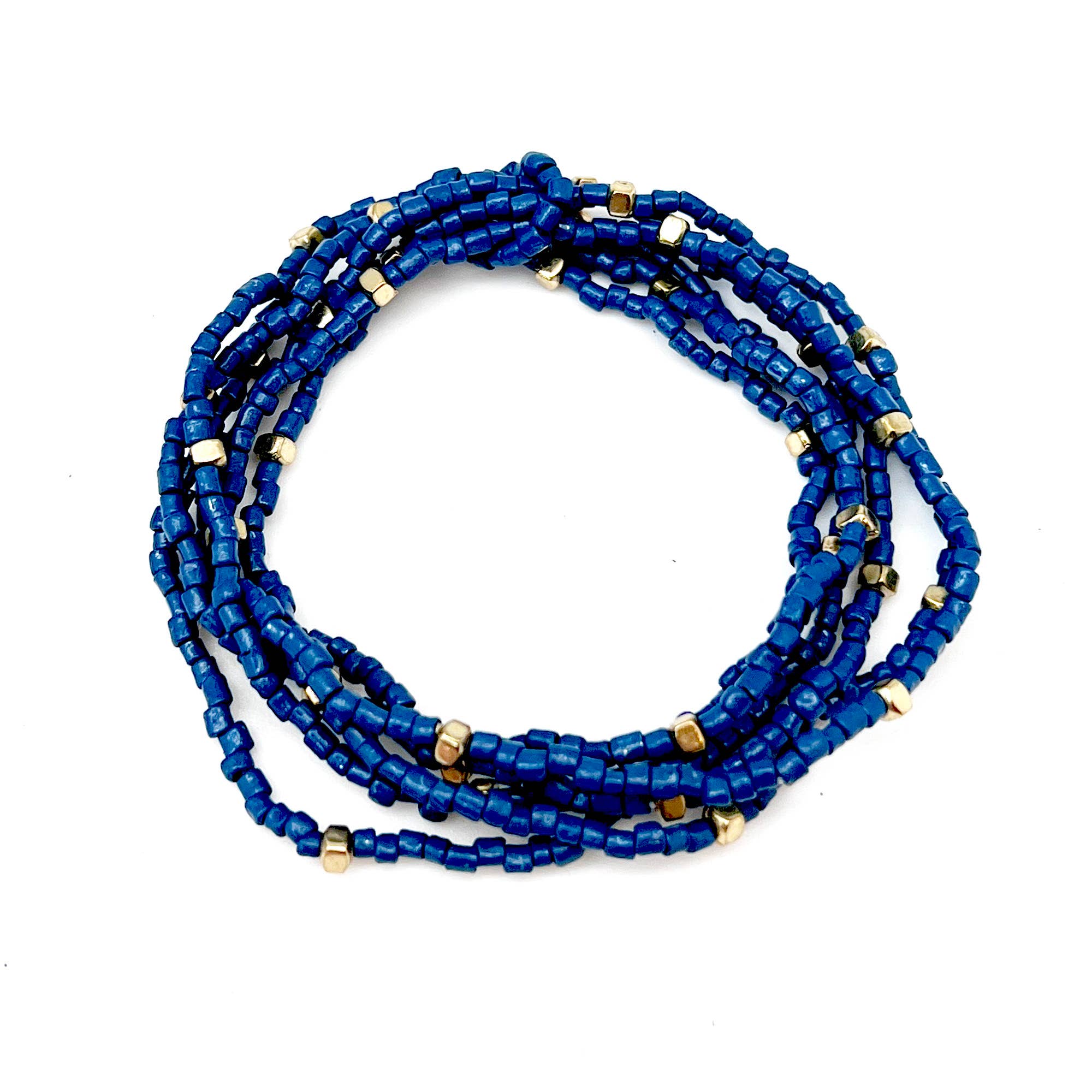 Seed Bead Bracelet Prepack - 6 Stretchy Bracelets & Display