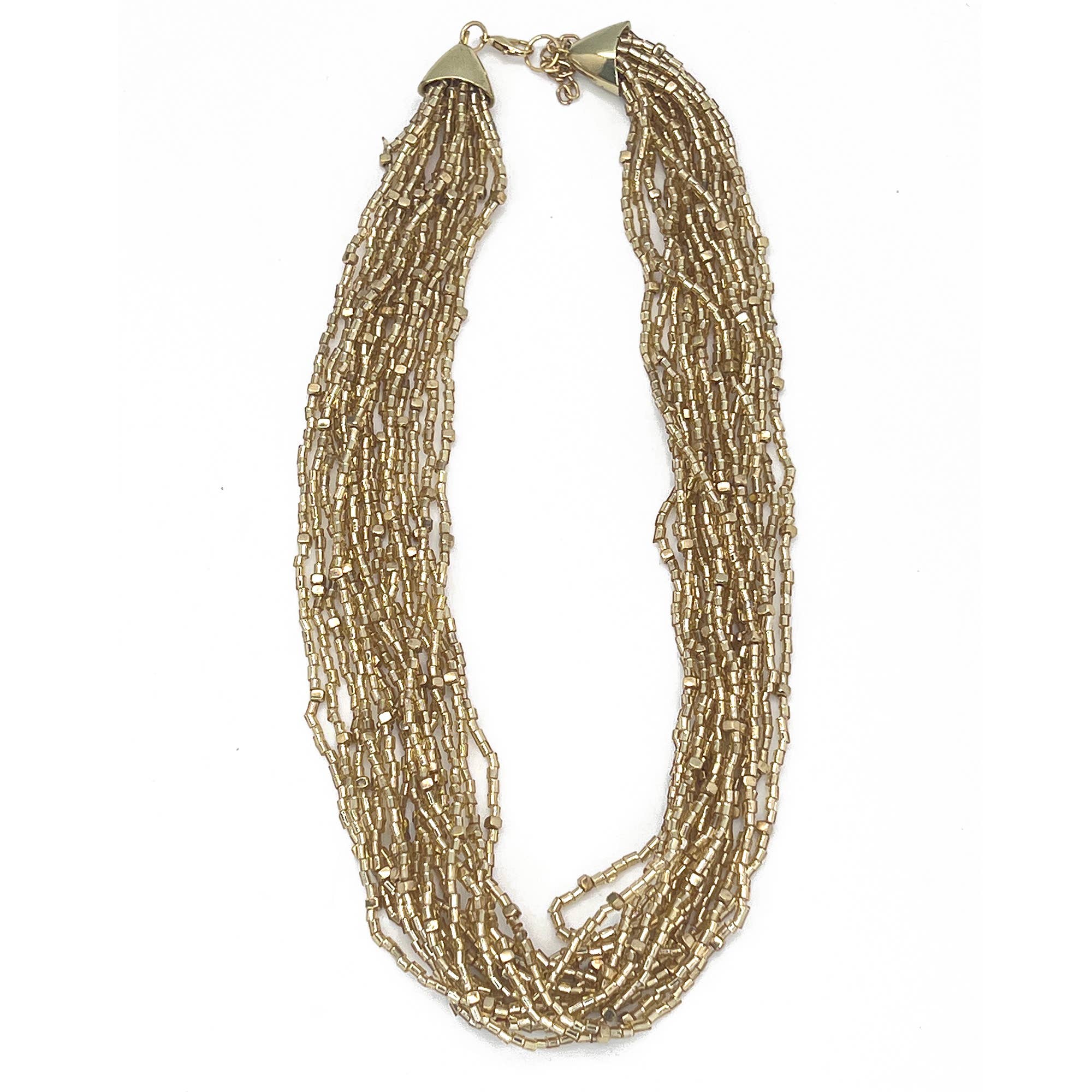 Seed Bead Necklace Prepack - 6 Necklaces and Display