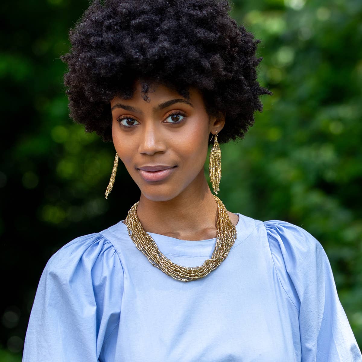 Seed Bead Necklace Prepack - 6 Necklaces and Display