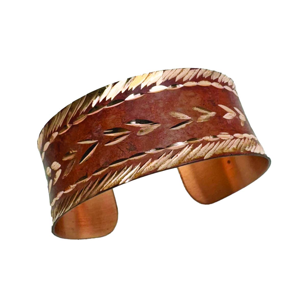 Patina Terracotta Lace Cuff