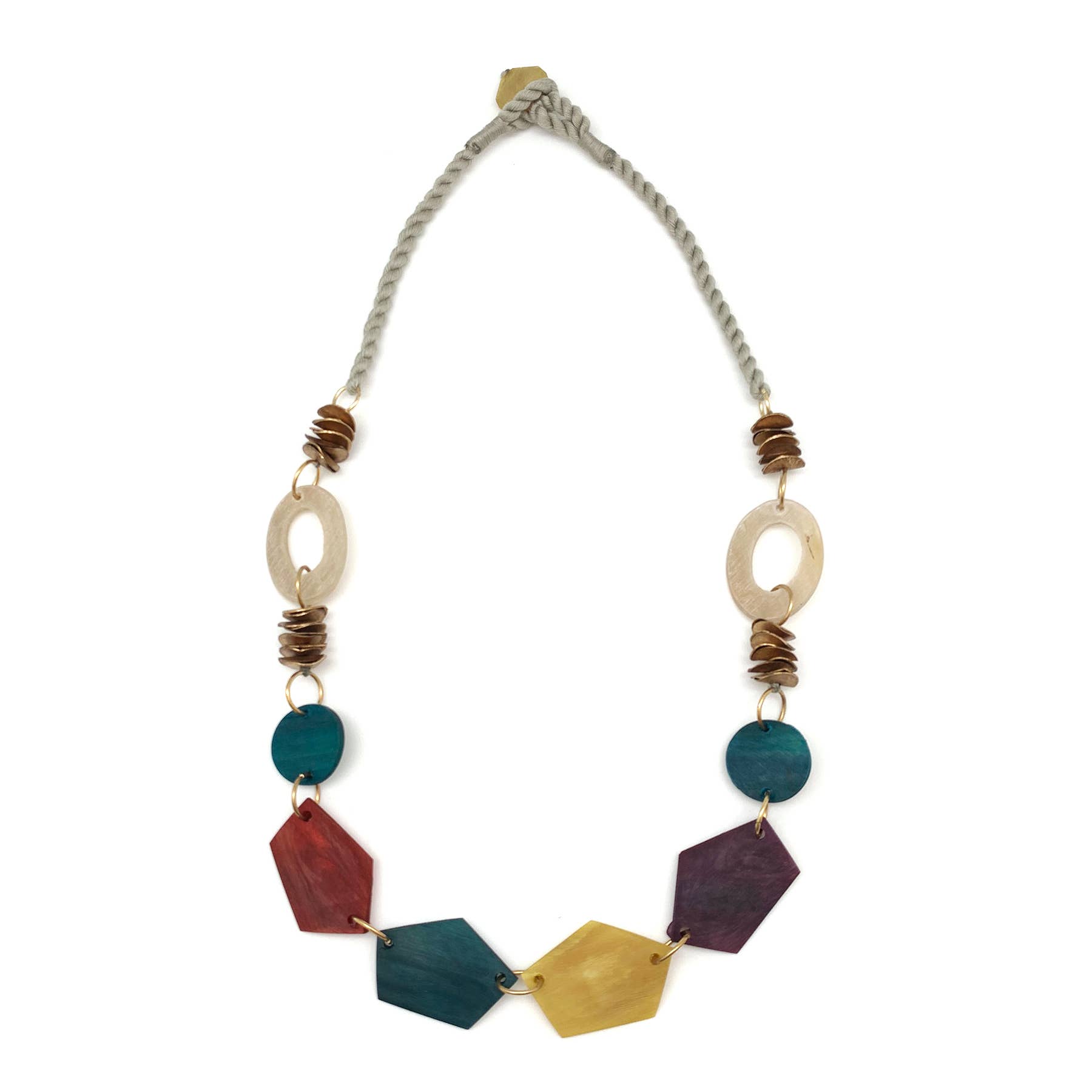 Omala Bold & Brash Collection Necklace - Abstract Shapes