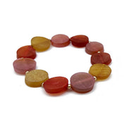 Omala Citrus Sunshine - Stretch Bracelet with Small Circles