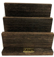 Three-Tier Wooden Cuff Bracelet Display