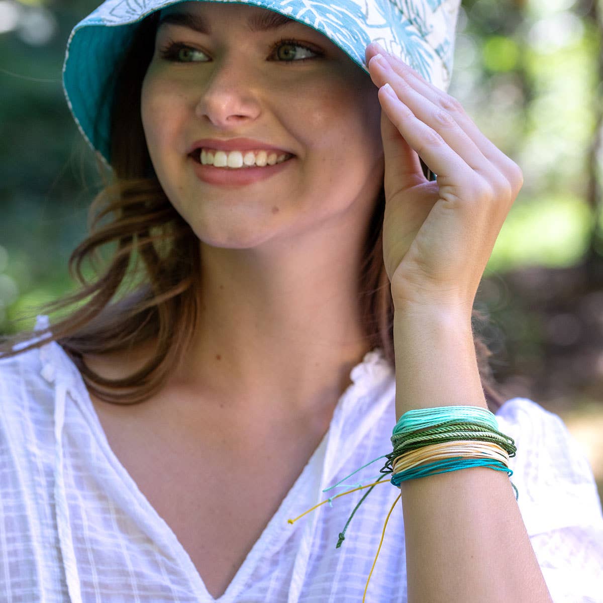 Weave & Wander Seafoam Bliss Trio Bracelet Set