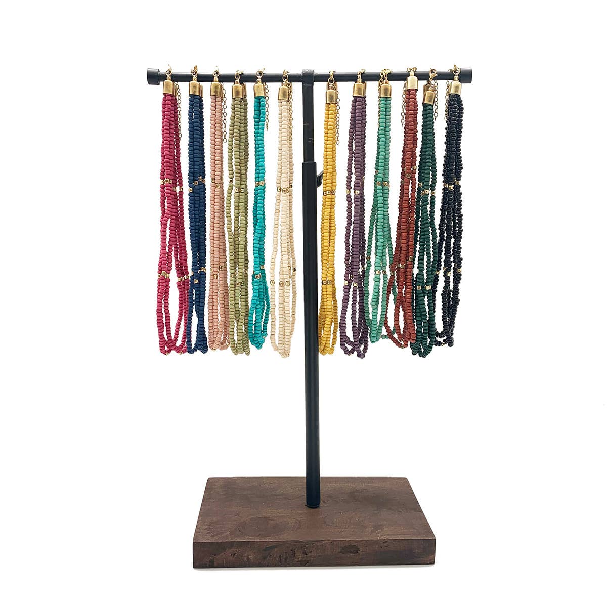 Chromatic Hues Short Necklace Prepack With Display