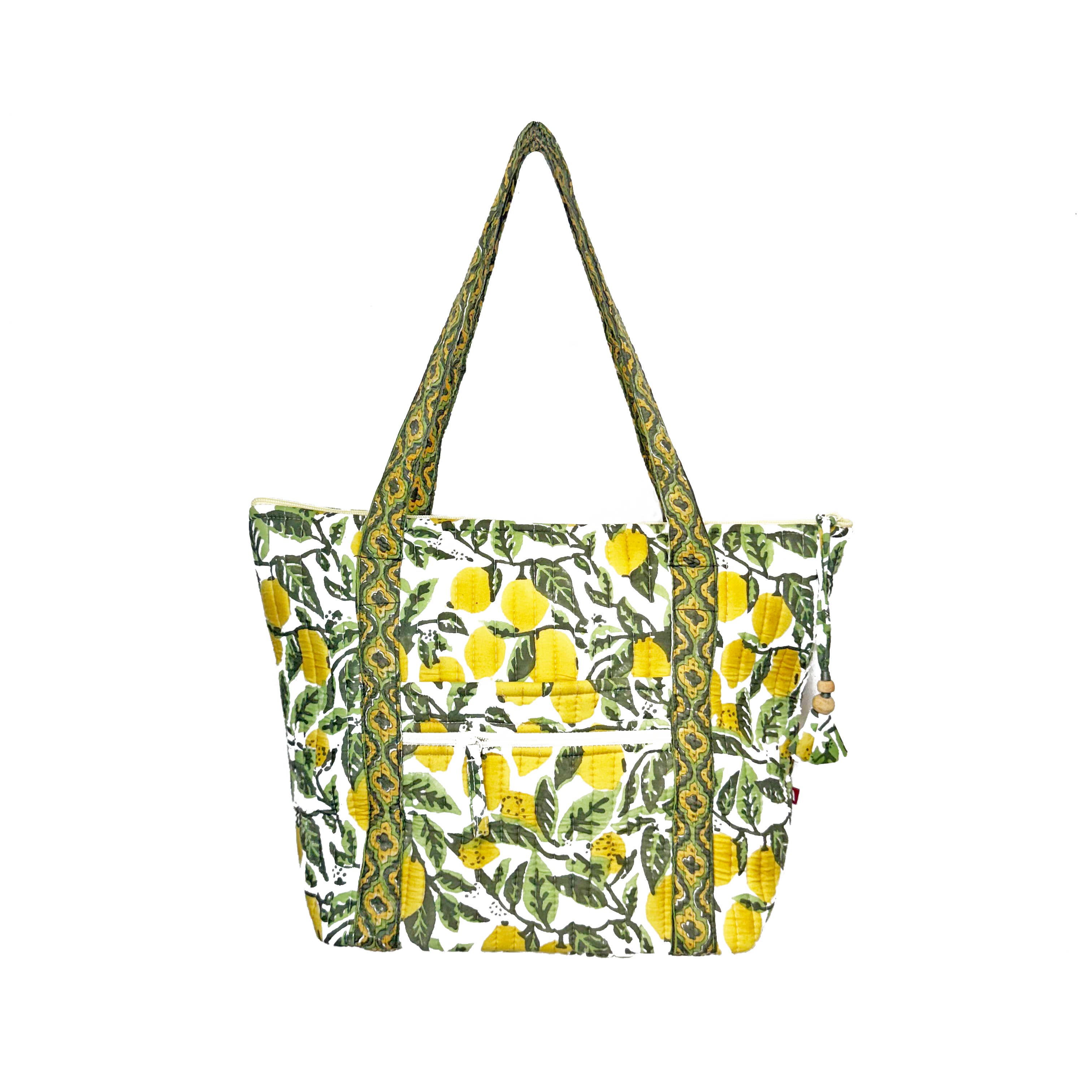Lemon Grove Block Printed Shoulder Bag