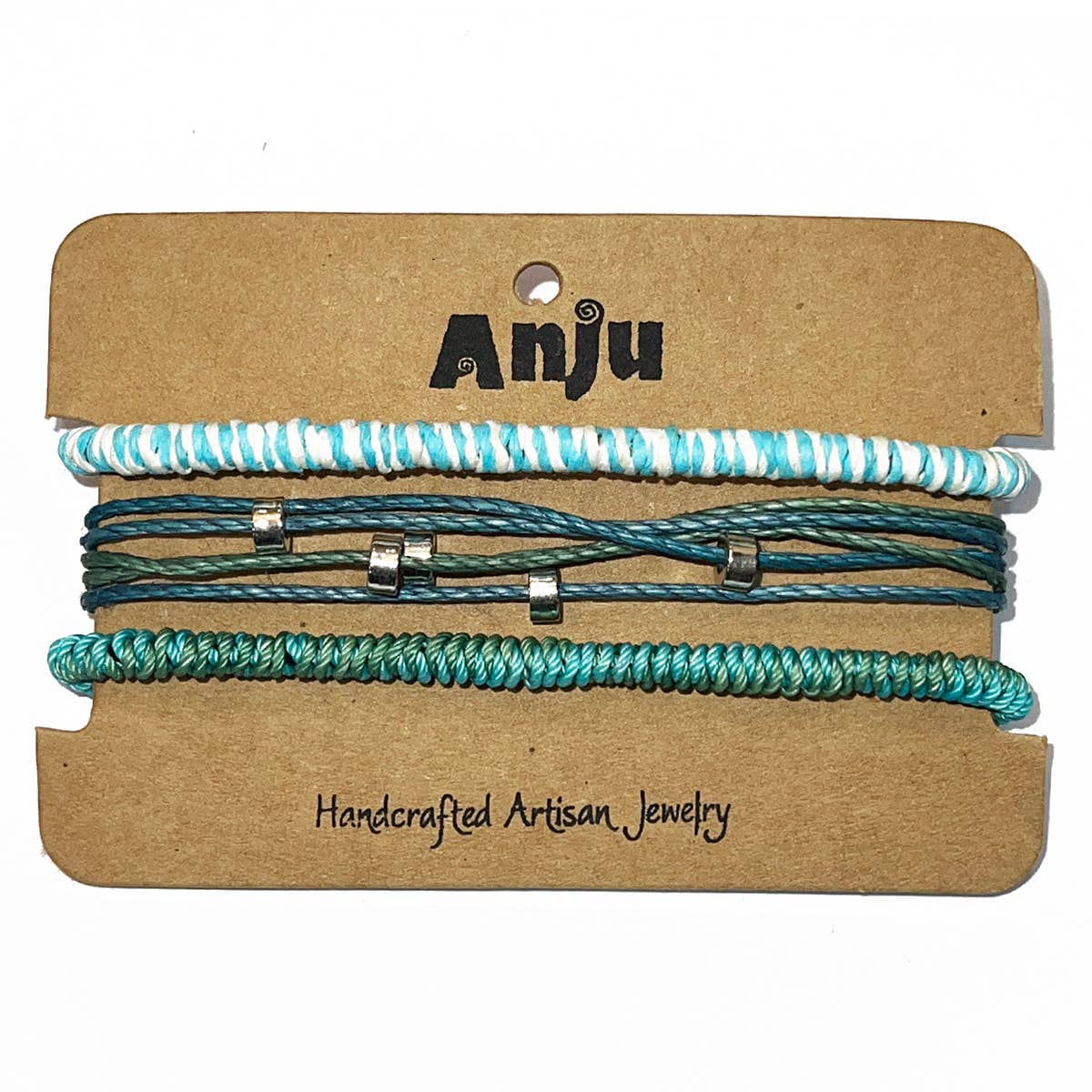 Weave & Wander Tidal Wave Trio Anklet