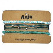 Weave & Wander Tidal Wave Trio Anklet