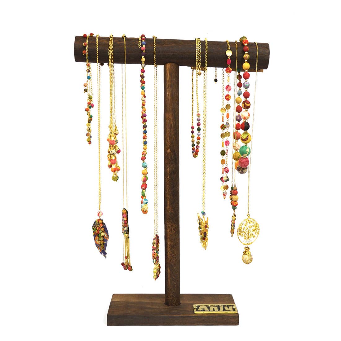 Tall T-Bar Wooden Display