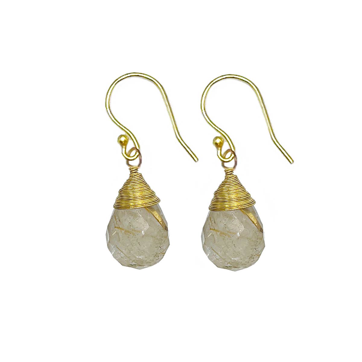 32 Tear-Drop Semi-Precious Stone Earrings Prepack