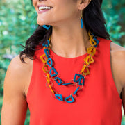 Omala Wildberry Collection - Dual Layer Abstract Necklace