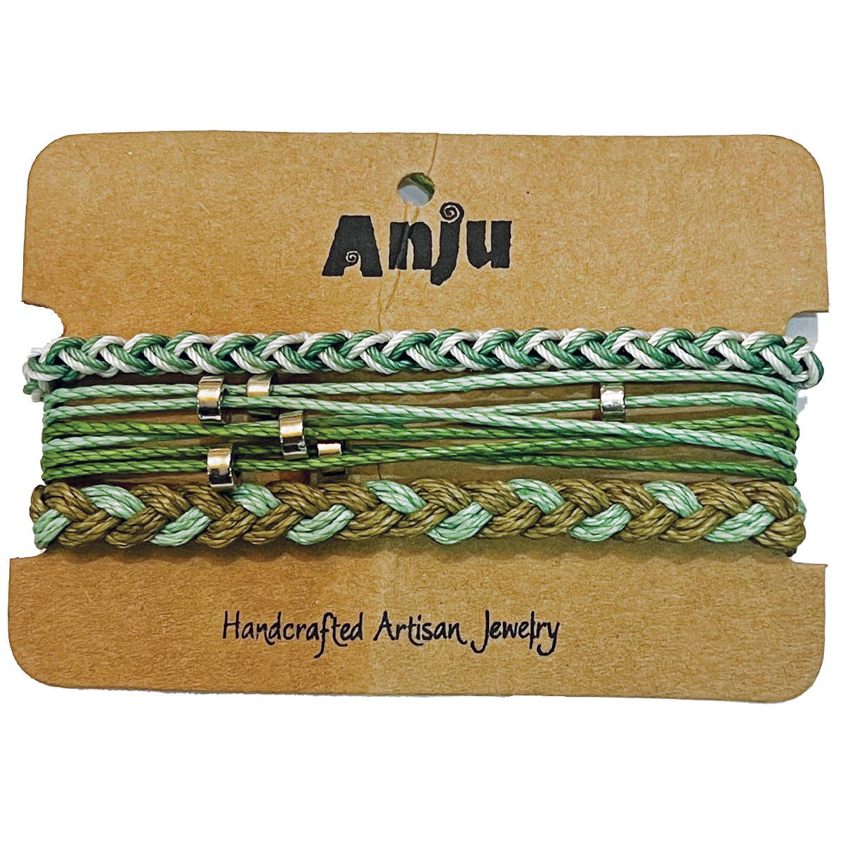 Weave & Wander Forest Trail Trio Anklet